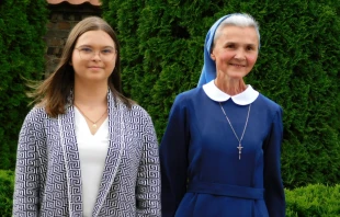 Karolina Gawrych and Sr. Nulla, healed respectively through the intercession of Mother Czacka and Cardinal Wyszyński. Family News Service.